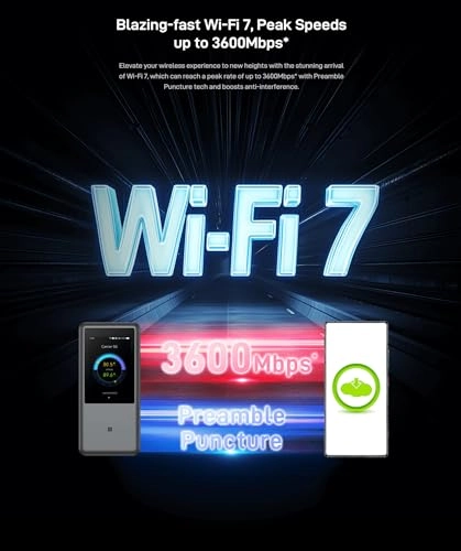 U60 Pro - 5G WiFi 7 3600Mbps