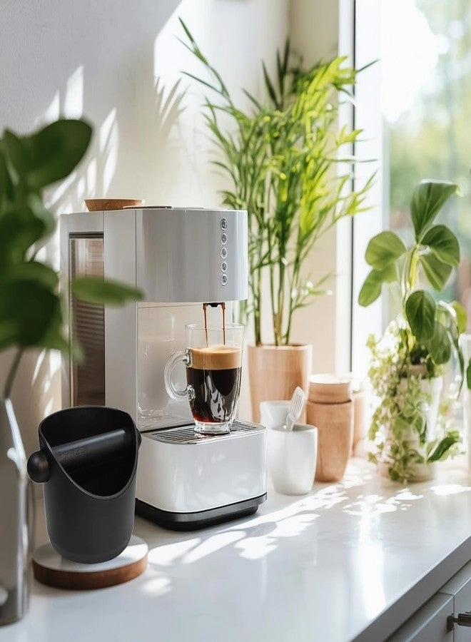 Compact Knock Box - 4"x4" Shock Absorbent Non-Slip Base Dishwasher Safe