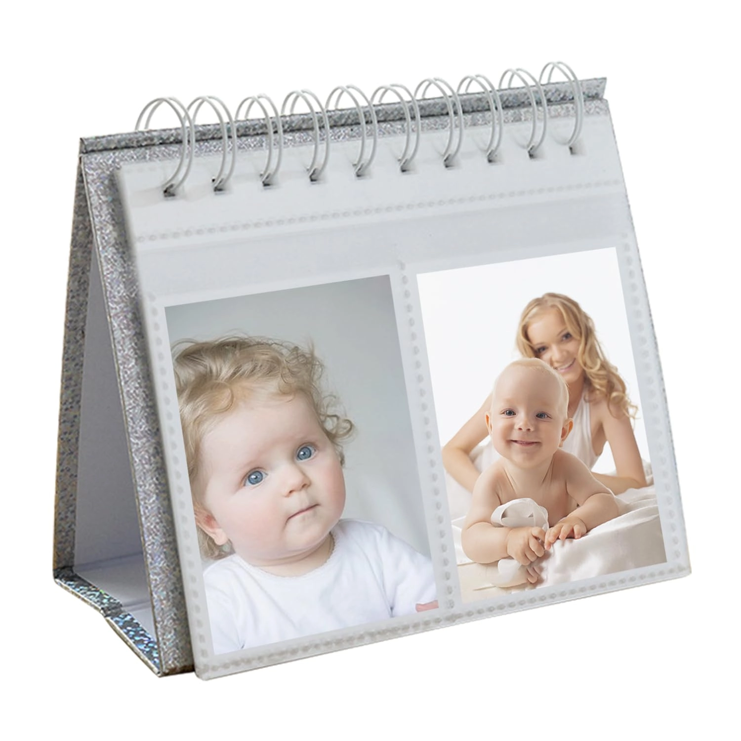 Goodsnetic 2x3" 68 Pockets Desk Calendar Photo Album