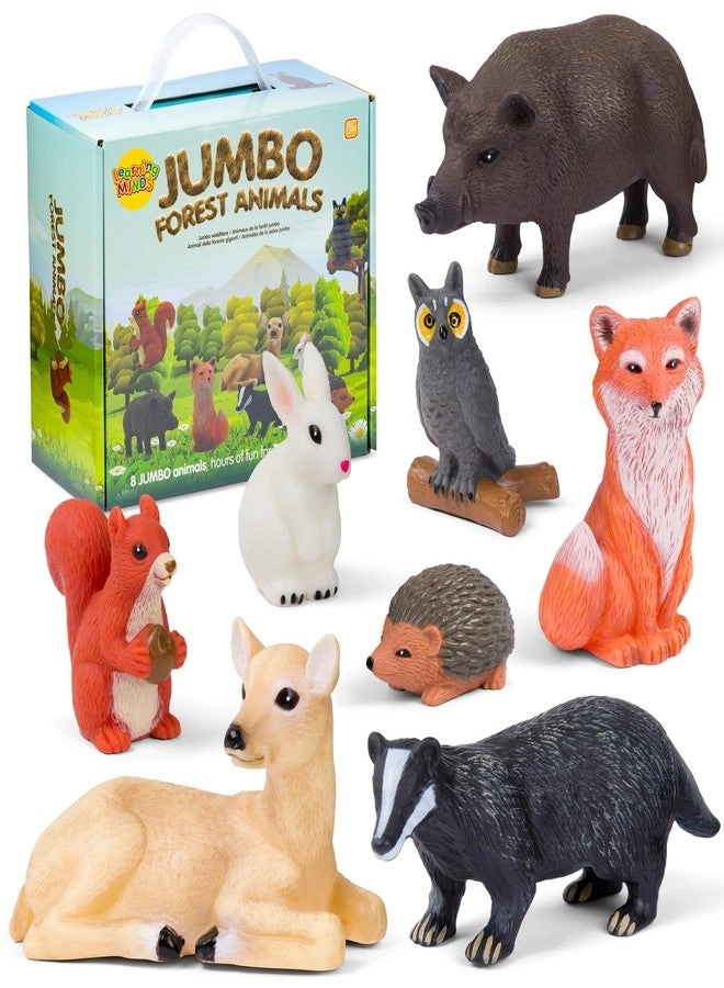 Learning Minds Jumbo Forest Animal Figures - 18 Months Plus 8