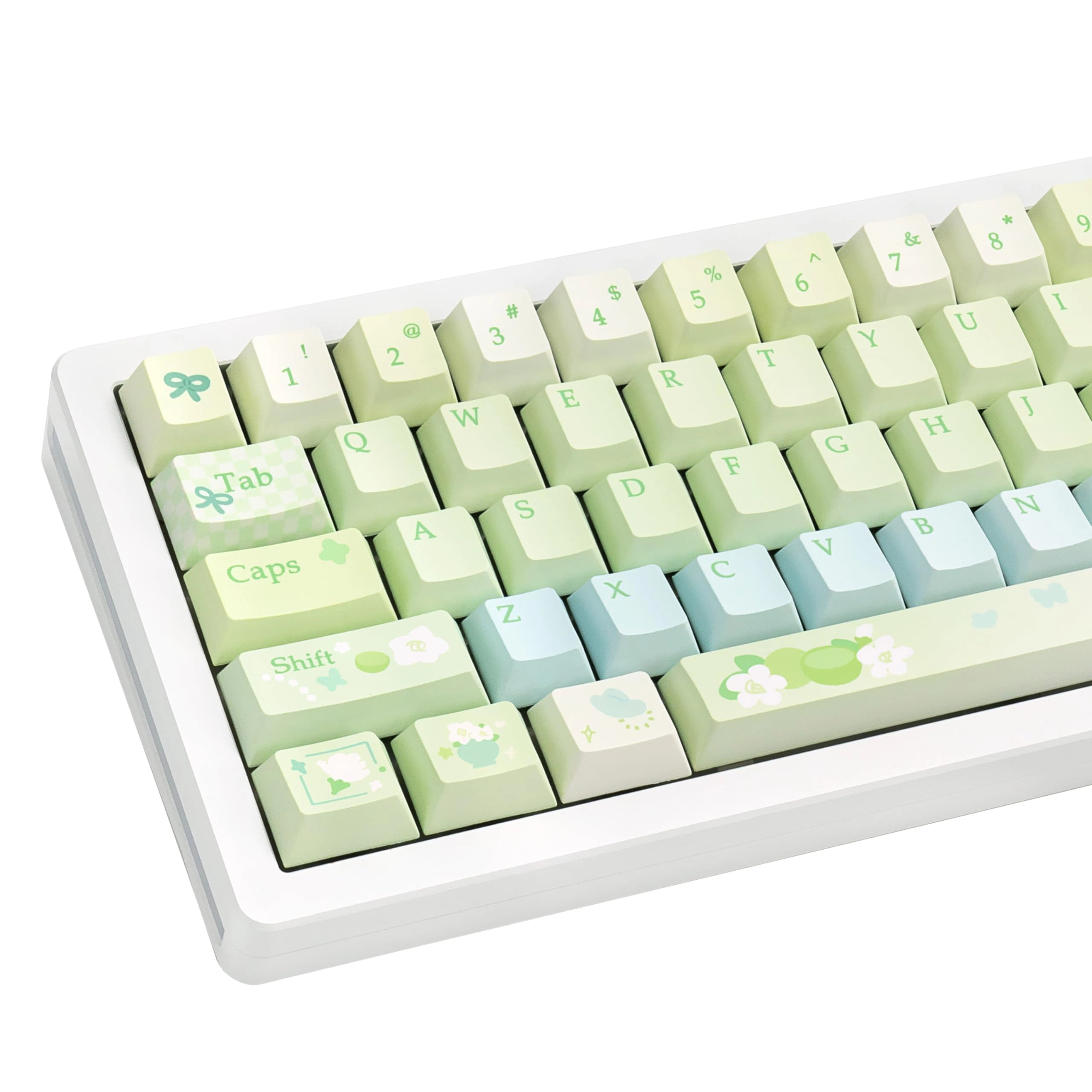 COOMICKEY PBT Keycaps - 60%/65%/75%/80%/100% mechanical keyboardonly keycaps