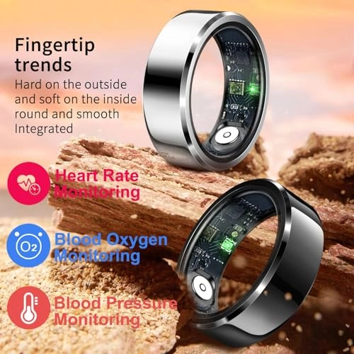 Smart Ring - Heart Rate Monitor Blood Pressure