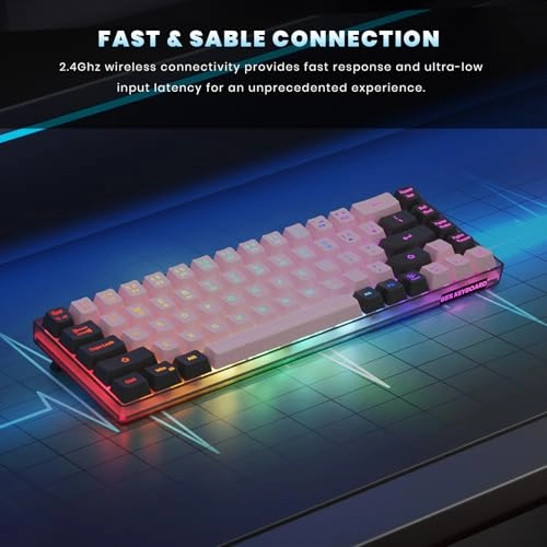 Wireless Gaming Keyboard-KB - 2.4G Wireless