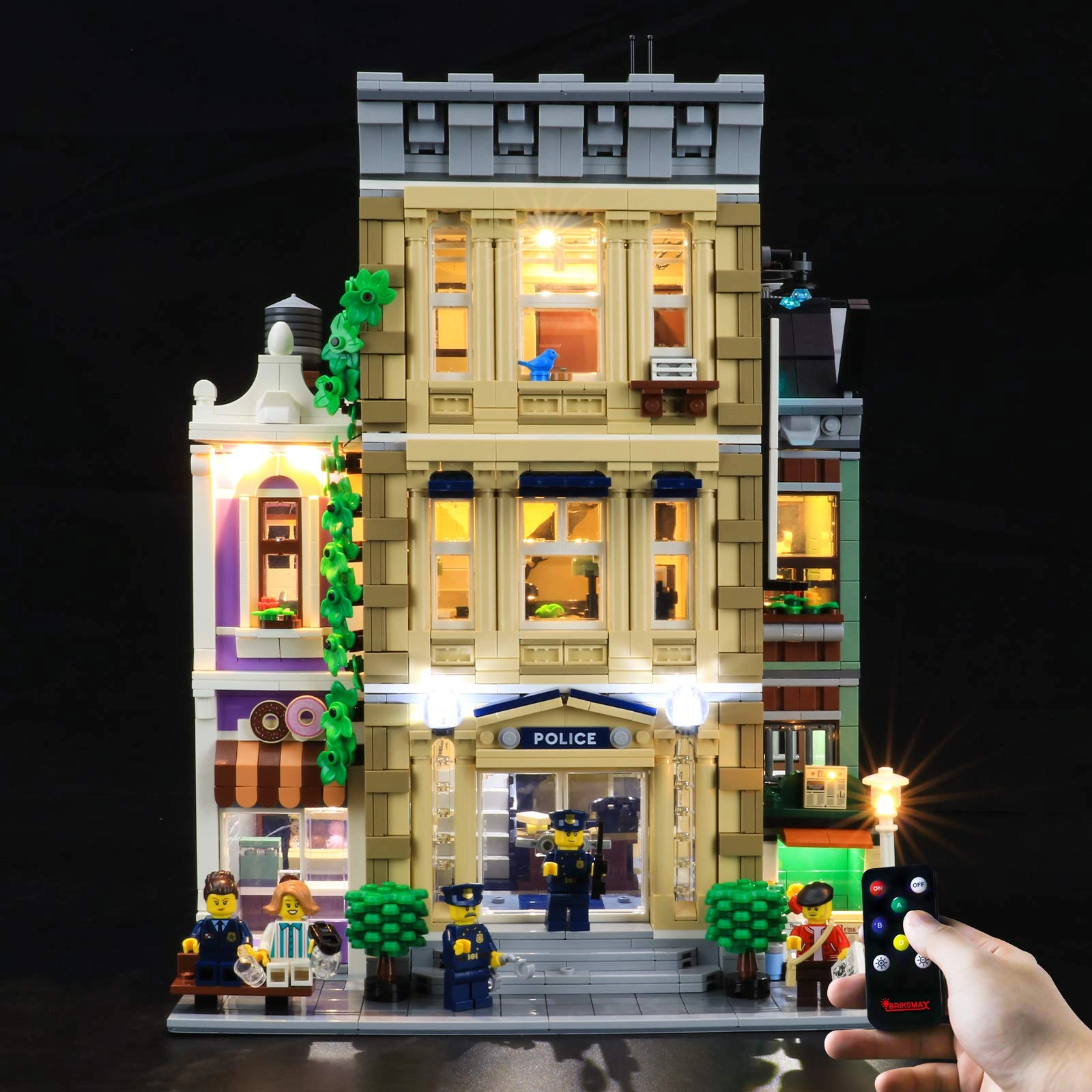 BRIKSMAX Lego Led Lighting Kit for Police Station