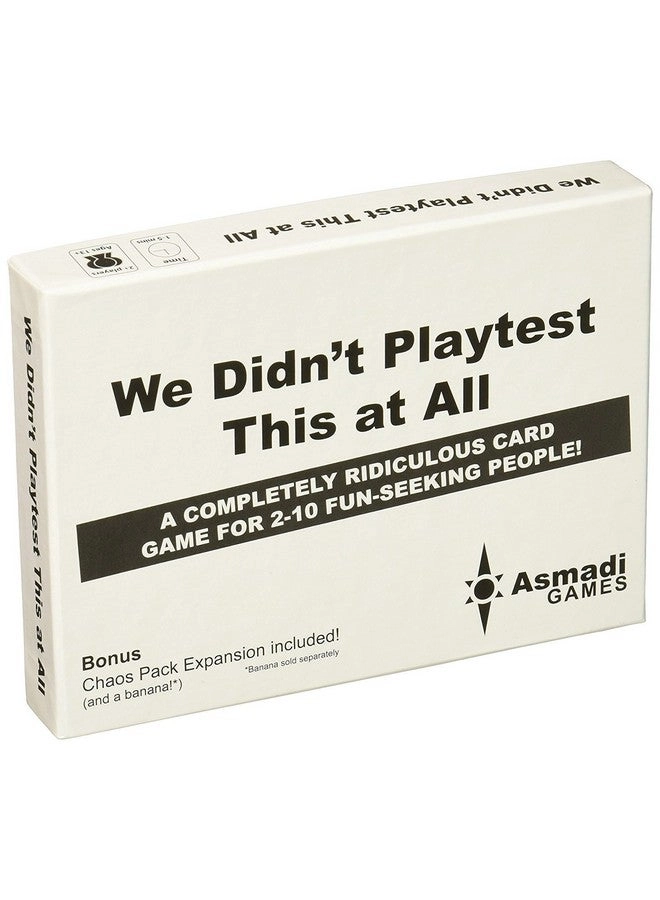 Asmadi Games We Didn't Playtest This at All + Chaos Pack