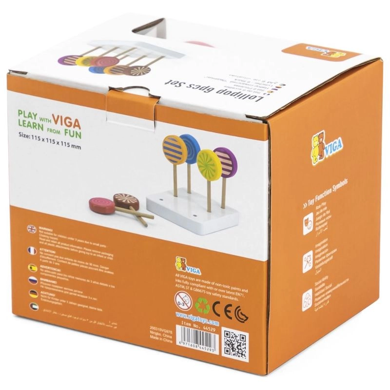 Play Food Lollipop Set - 6pcs (PCG-44529)