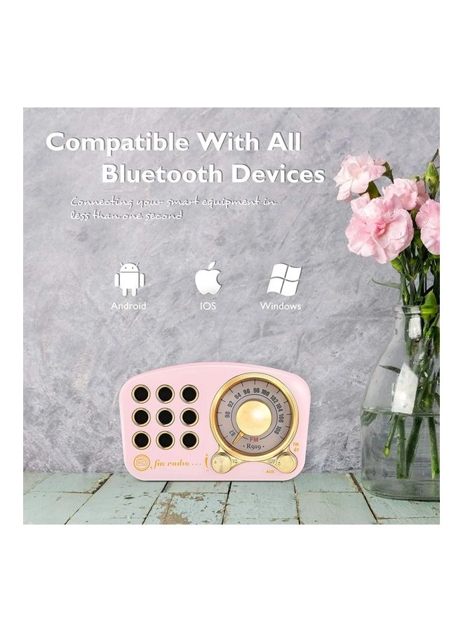 Vintage Walnut Wood Bluetooth Speaker Radio - Bluetooth