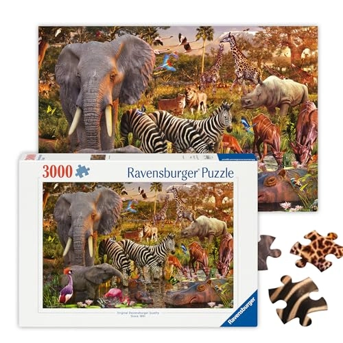 African Animal World Puzzle (4005556170371) - 3000 pcs