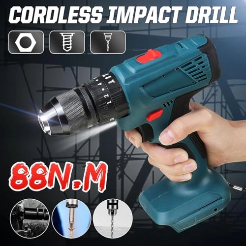 Cordless Impact Drill - 88N.m 1/2"