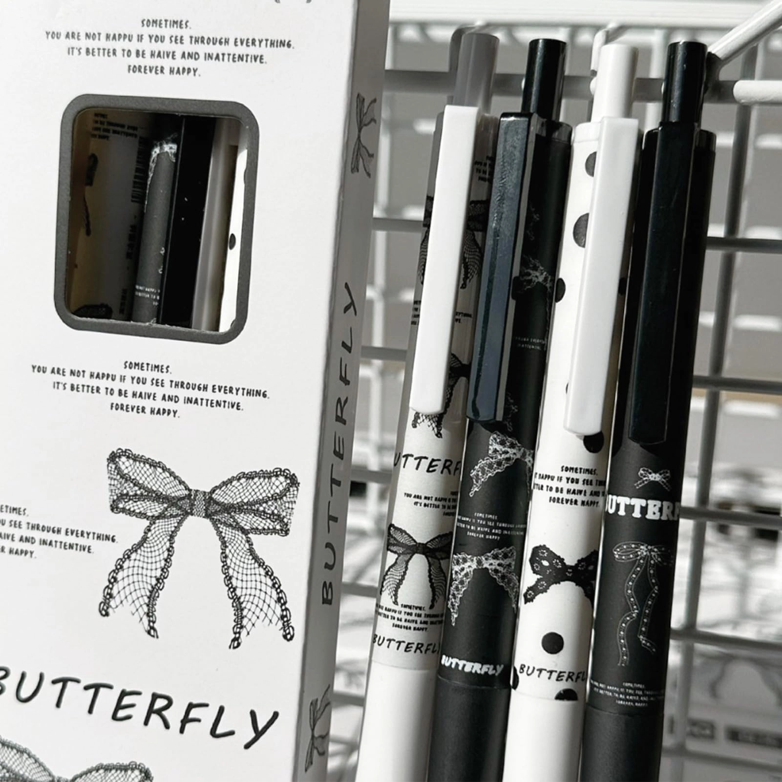 Gel Pen - 4Pcs 0.5mm