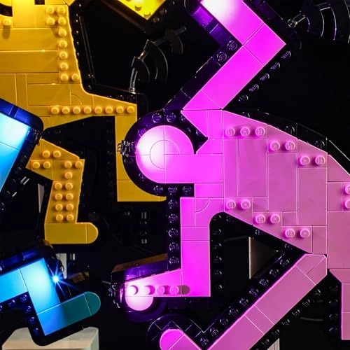 LED Light Kit for LEGO 31216 Art Keith Haring - Dancing Figures Model