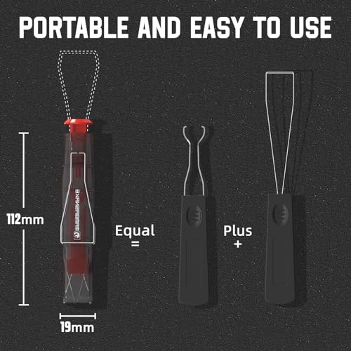 2-in-1 Keycap Switch Puller - 304 Stainless Steel Blue