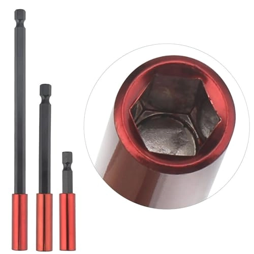 Drill Bit Extension Holder - 2, 4, 6-inch 1/4" hex shank