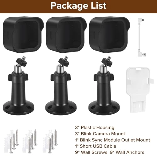 Mount for Blink Outdoor Camera - Weatherproof Protective Housing Pack