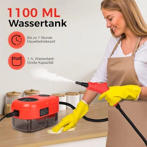 Portable Steam Cleaner - 3 bar 1100 ml