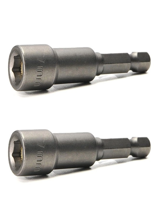 Utoolmart Nut Setter Driver Drill Bit - 2 Pcs 7mm