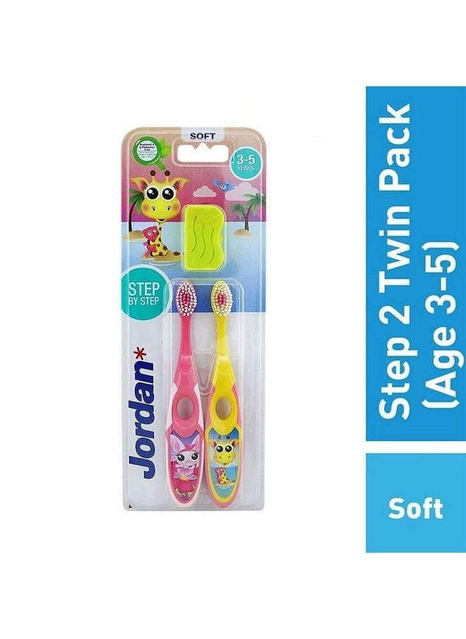 Step 2 Kids Toothbrush - Soft 2-Piece Pack
