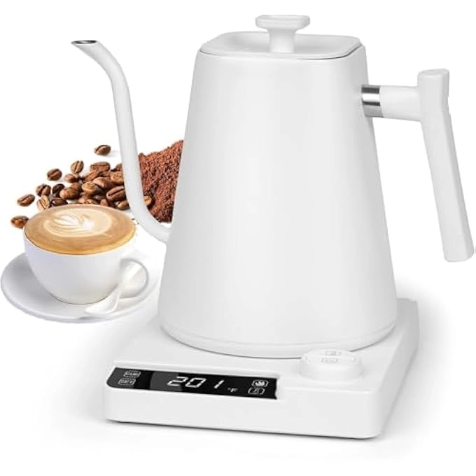 Oasisgalore Gooseneck Temperature Control Electric Kettle