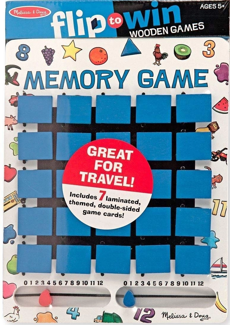 Travel Memory Game + Scratch Art Mini-Pad - 5+
