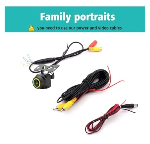 Intelligent Dynamic Trajectory Car Rear View Camera - Night Vision Wire 4K AHD 1080P