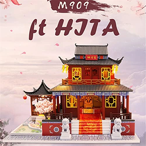 DIY Dollhouse Kit - 30x24.5x27.6 cm LED Light