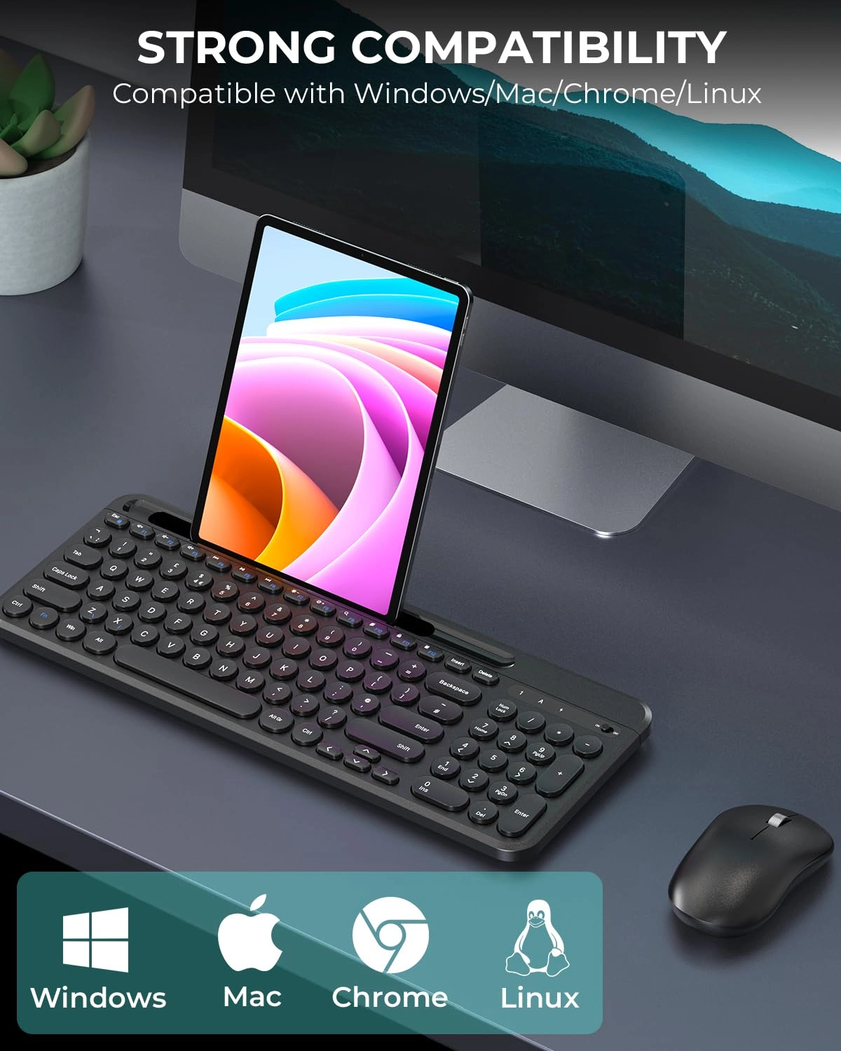Wireless Keyboard Mouse Combo - UK Wireless