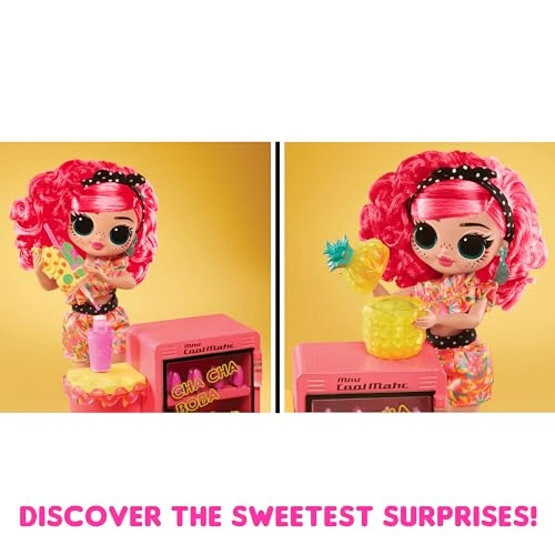 Pinky Pops Doll - Space-Themed Bright Pink Hair Ages 4+