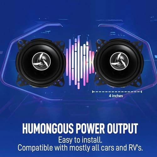 Component Speaker - 400W 2Way Coaxial 4-Inch