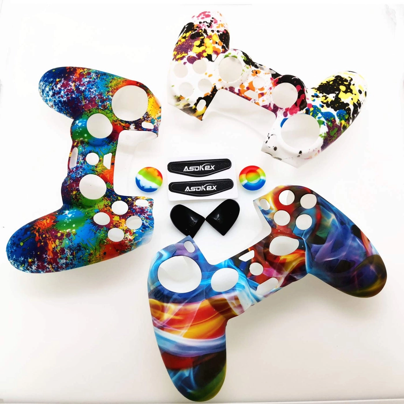 Silicone Skin Cover for Ps4 Controller Bundle