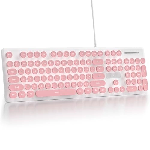 Retro Typewriter Keyboard - Wired