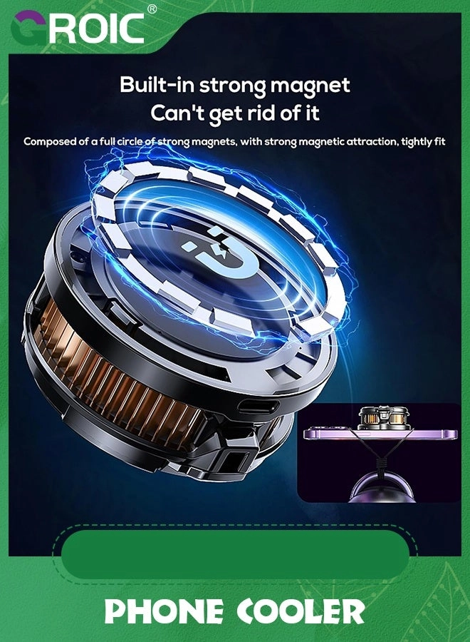 Phone Cooler - 3 Cooling Modes RGB Lights