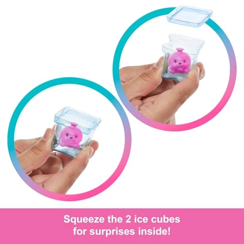 Barbie Pop Reveal Bubble Tea - Blonde with Dark Pink Highlights 8 Surprises Ages 3+