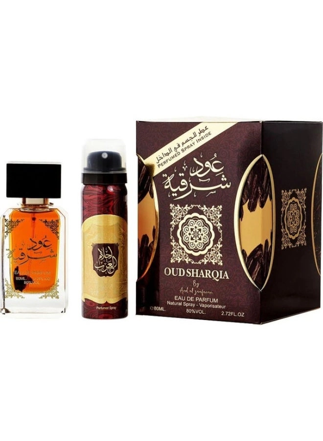 Oud Sharqia Eau de Parfum + Deo