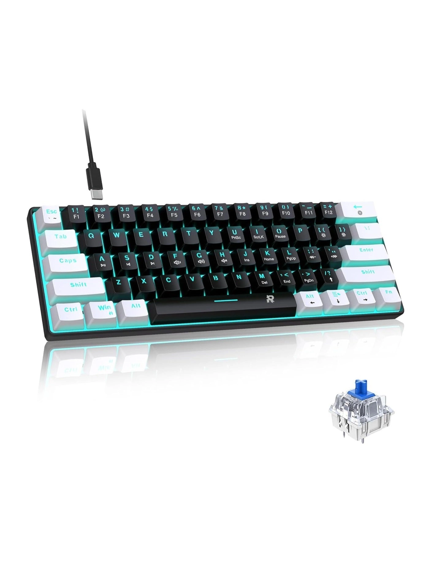 60% Mechanical Gaming Keyboard - Wired