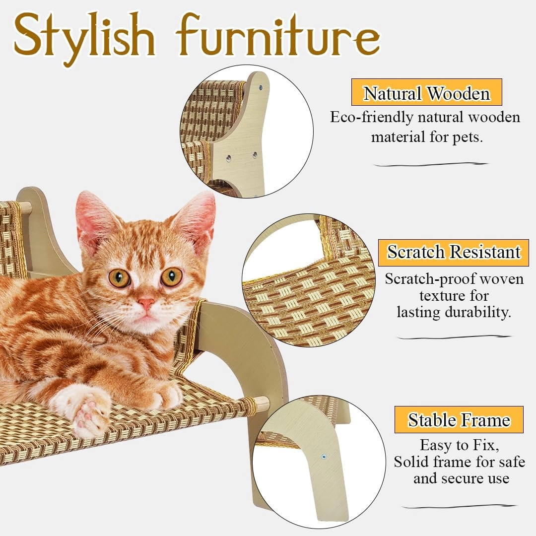 Rattan cat bed