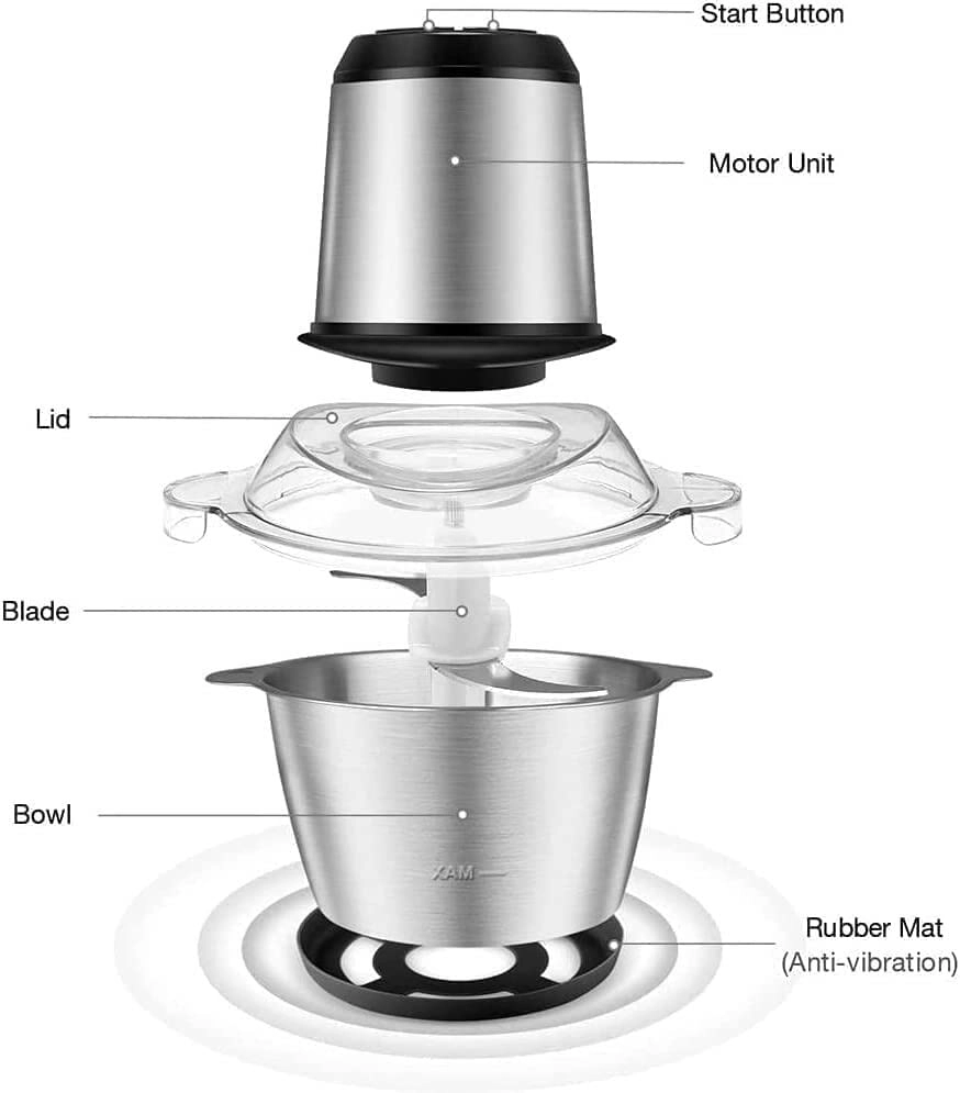 Electric Food Chopper - 3L