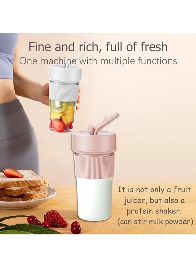 Mini Portable Blender - USB-C Charging BPA-Free Travel Lid