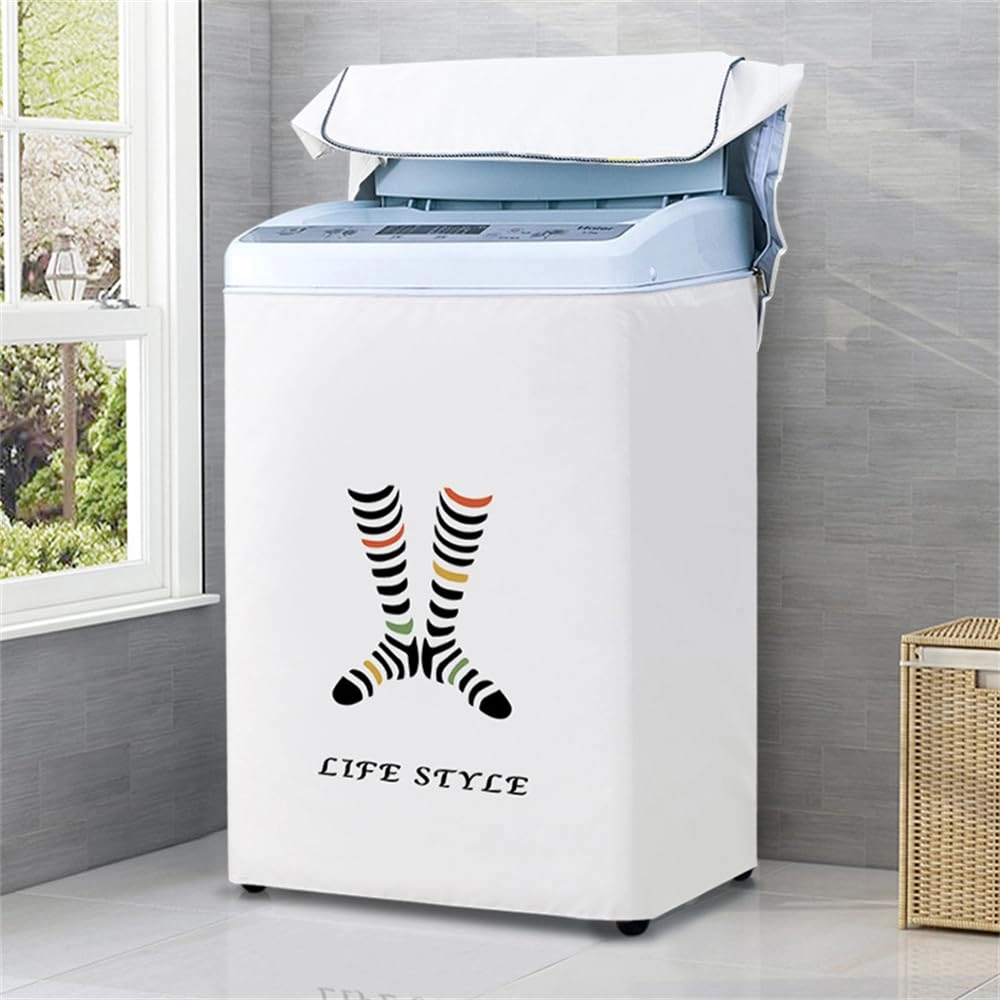 Washing Machine Cover - XXL (9,5-10 kg) Graffiti Blue Waterproof