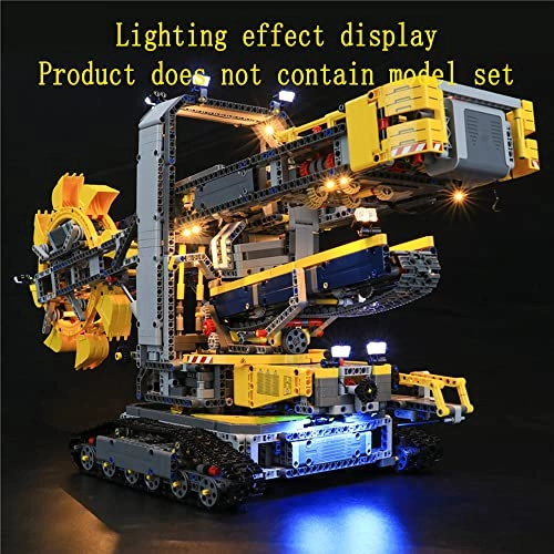 LED Light Kit for LEGO Bucket Wheel Excavator 42055 - Paper 1 4.5-5V
