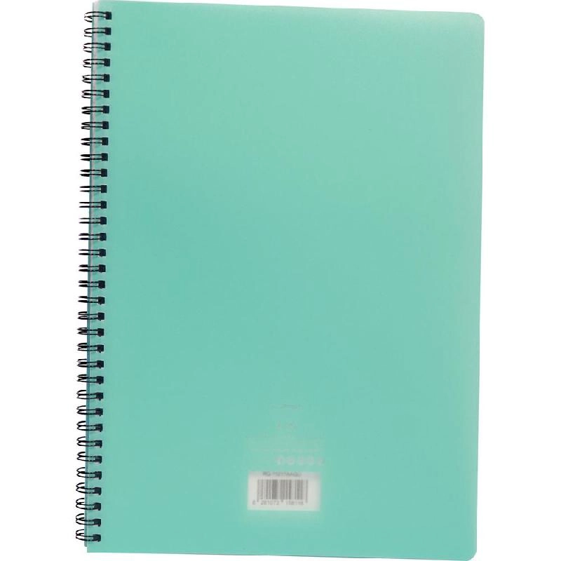 Notebook 19 X 26 cm Spiral - Grid 100 Sheets