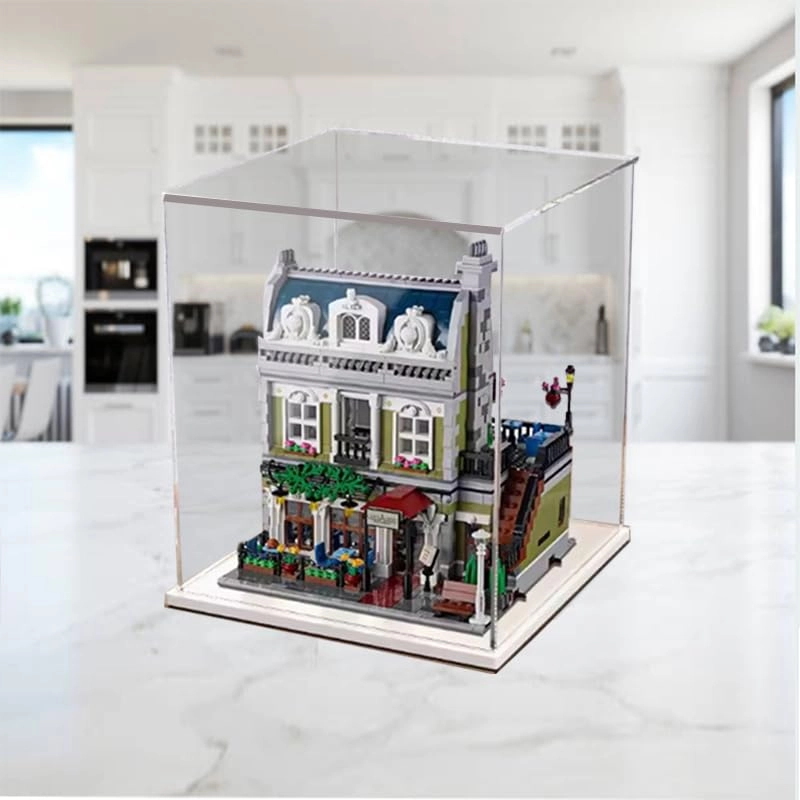 Lego Creator Expert 10243 Display Case - 11.02x11.02x13.38in. White Bottom