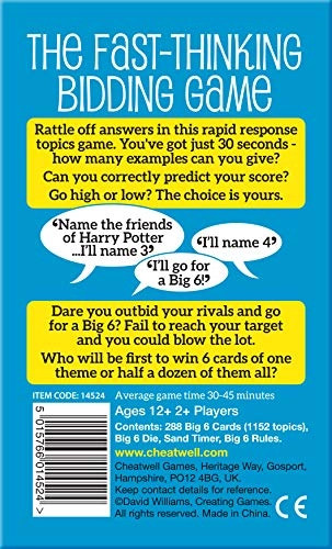 Big 6 - English 12 years and up