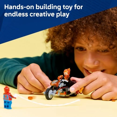 Super Heroes Spider-Man Vs Ghost Rider Motorcycle (76335) - 6+