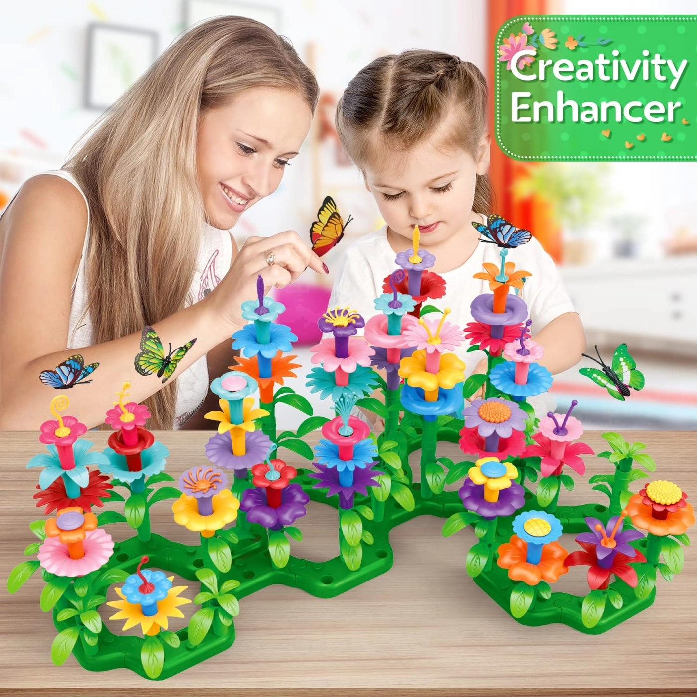 Flower Garden Building Set - 148 pcs