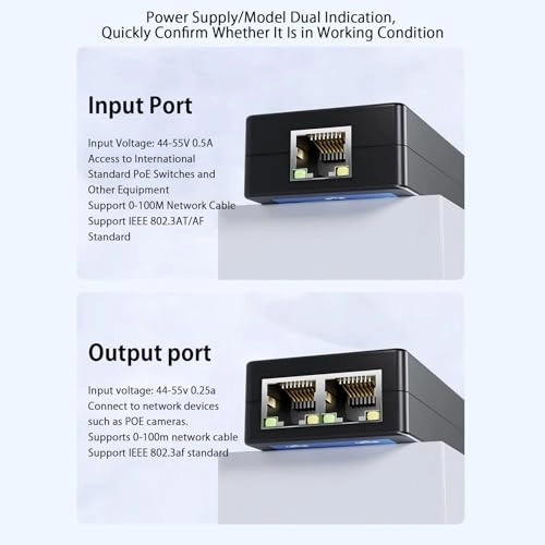 100M 802.3at/af 90W PoE Injector - 48V 30W 3 Port