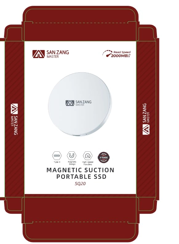 Magnetic External SSD - 512GB