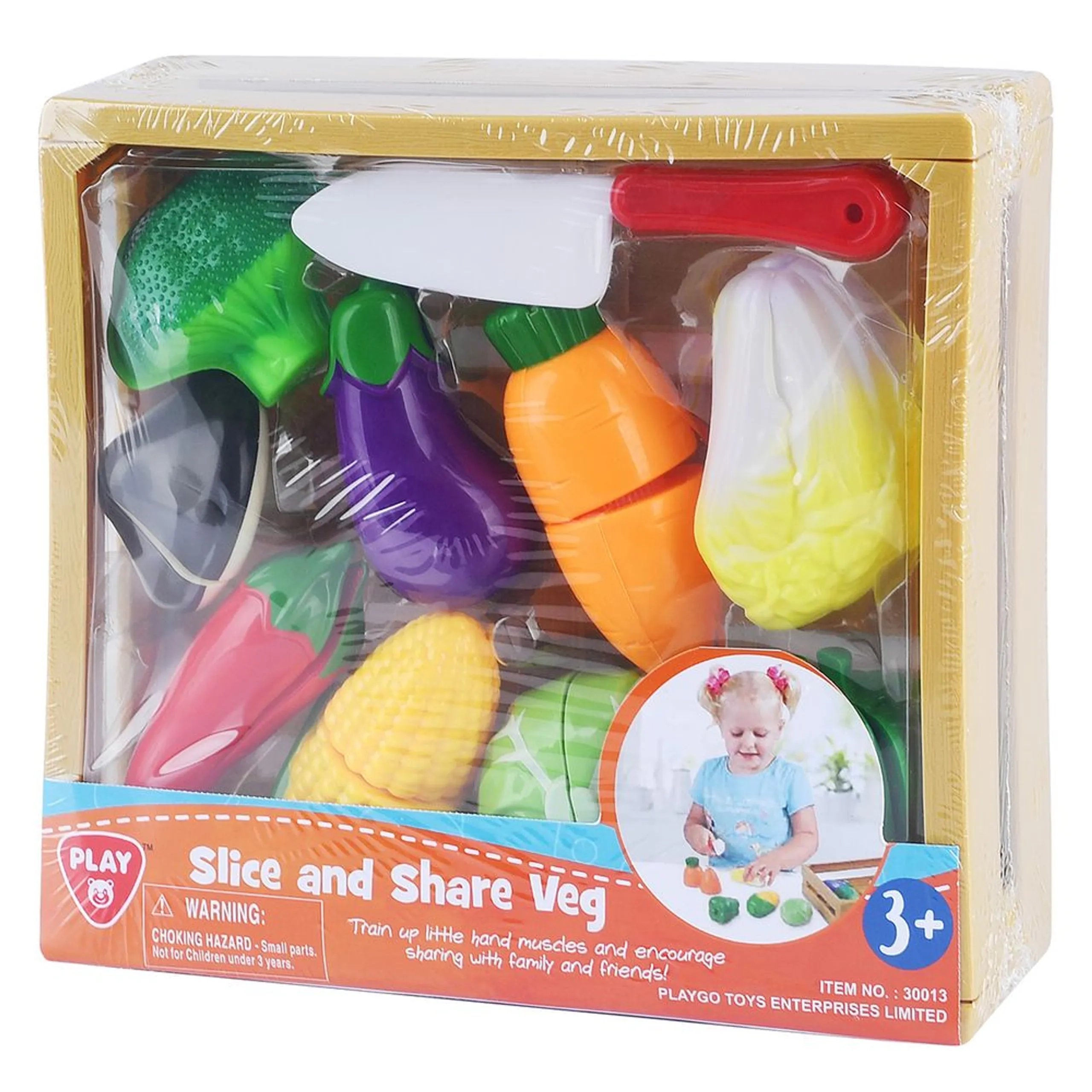 Play&Go Slice And Share Veg - Suitable For 3 Years & Above 11 pieces