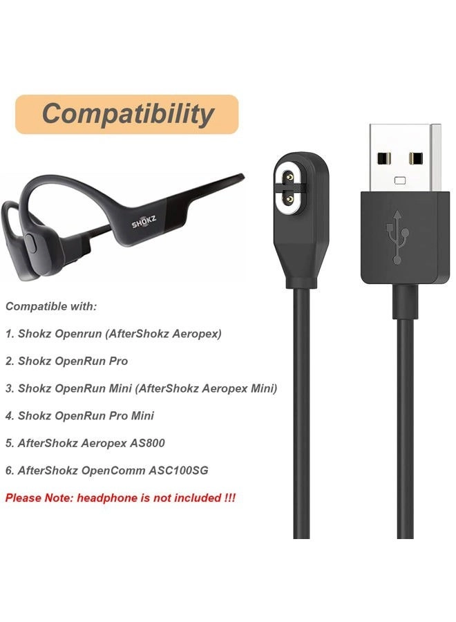 Charging Cable - Magnetic 1m for Shokz OpenRun Pro Mini, AfterShokz Aeropex, OpenComm