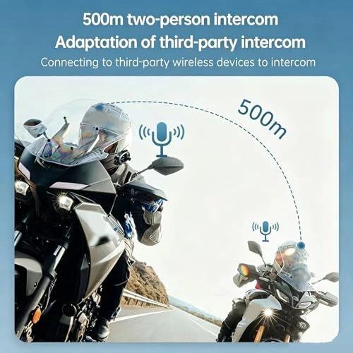 Helmet Bluetooth Headset - Bluetooth 5.4 In Ear