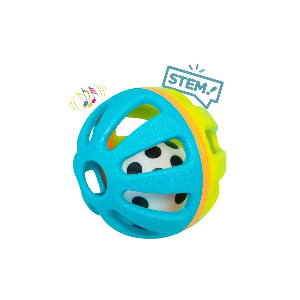 Sassy Squish & Chime Ball - Suitable to 0 to 3 months